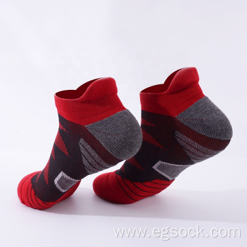 men's invisible towel ankle sport cycling socks